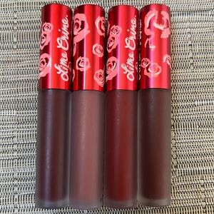 Lime Crime Matte Velvetines Liquid Lipstick bundle!